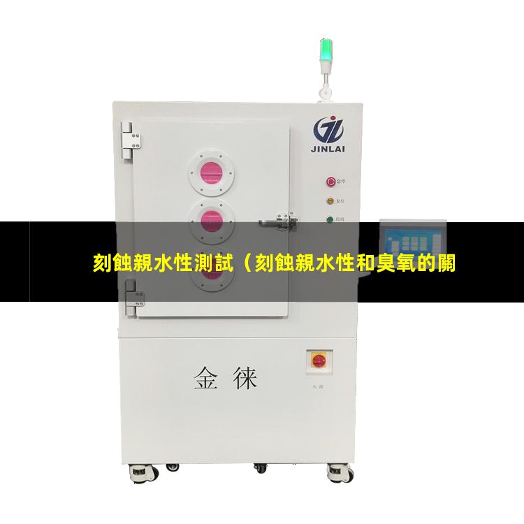 刻蝕親水性測試