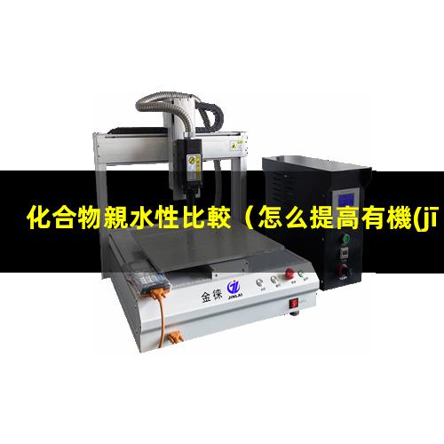 化合物親水性比較