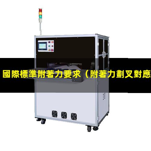 國際標準附著力要求