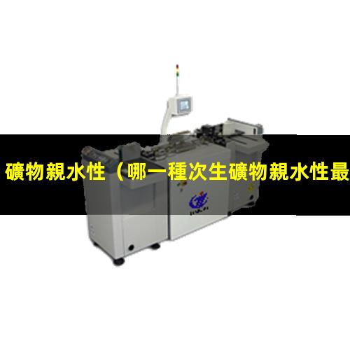 礦物親水性