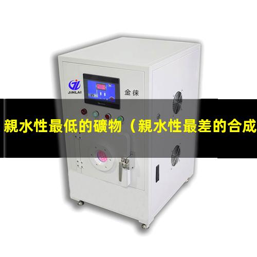 親水性最低的礦物