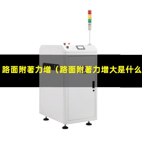 路面附著力增