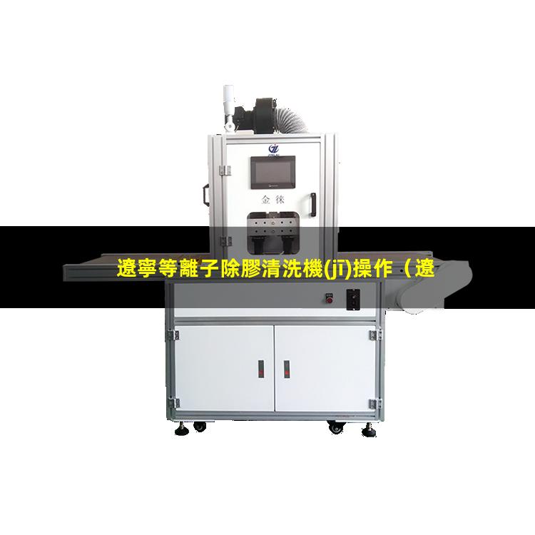 遼寧等離子除膠清洗機(jī)操作