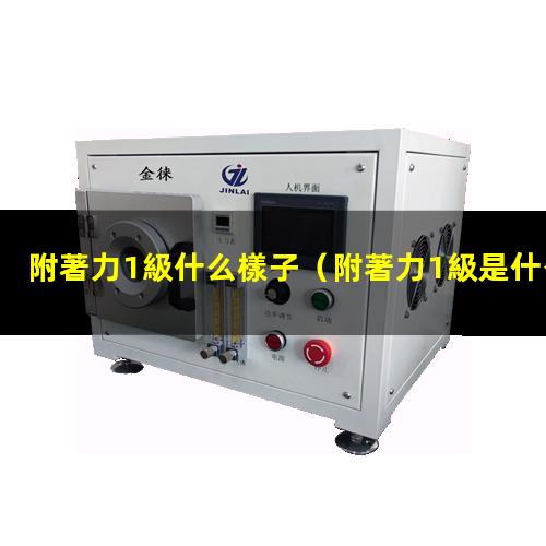 附著力1級什么樣子
