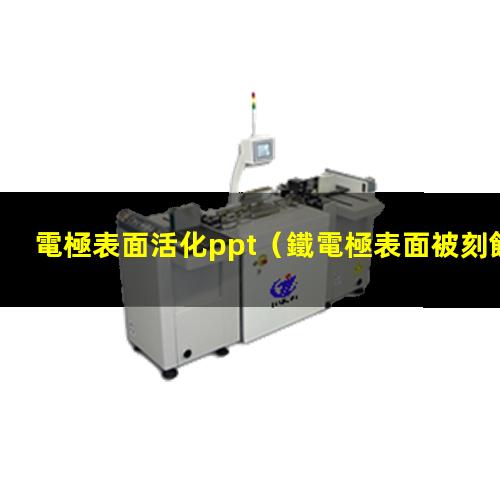 電極表面活化ppt