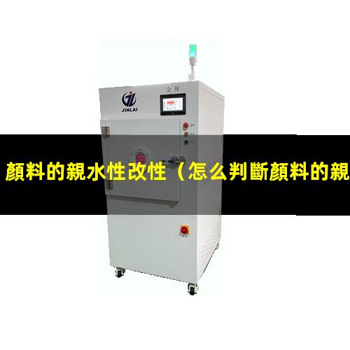 顏料的親水性改性